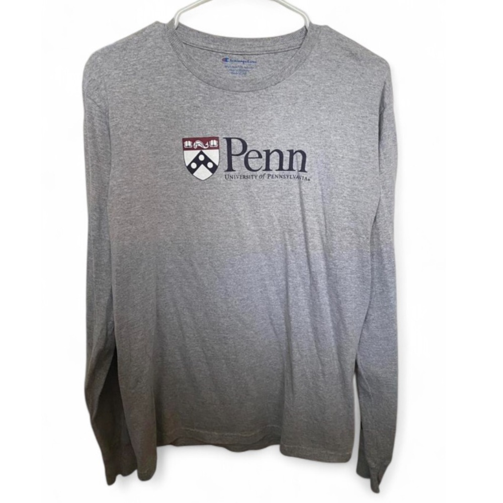 Women’s University of Pennsylvania UPenn Grey Champion Long Sleeve Tee
